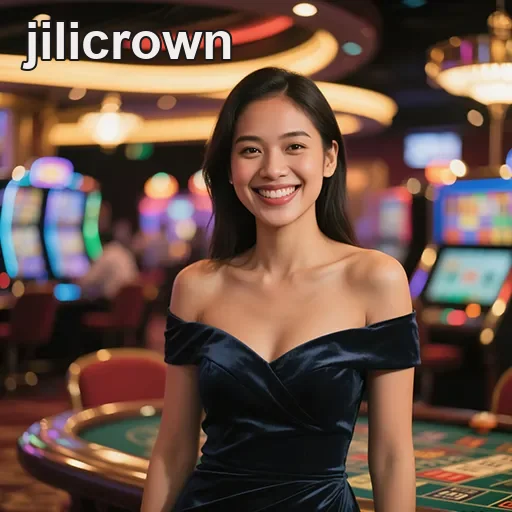 A vibrant online casino gaming interface showcasing live dealer games and slots. - jilicrown